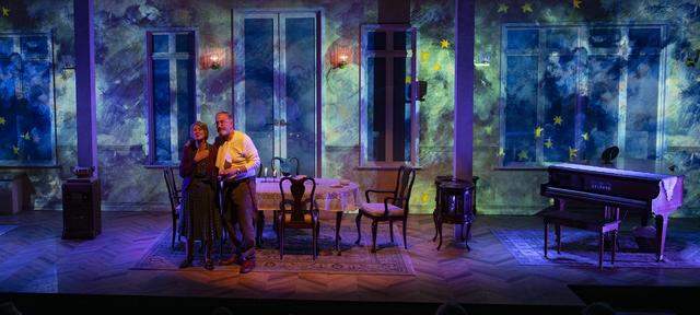 Patti Gardner and Bruce Sabath in GableStage’s ‘Prayer for the French Republic.’