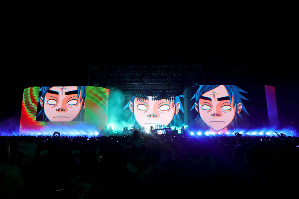 Gorillaz stage