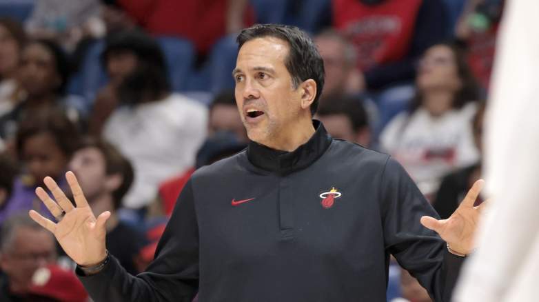 Head coach Erik Spoelstra of the Miami Heat