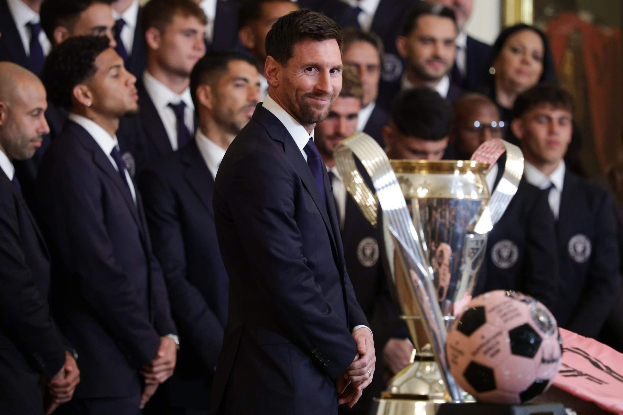 Lionel Messi and Inter Miami at the White House