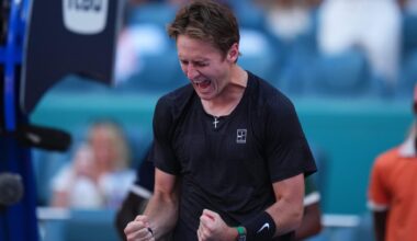 Sebastian Korda takes down top-ranked Carlos Alcaraz in stunning display at Miami Open