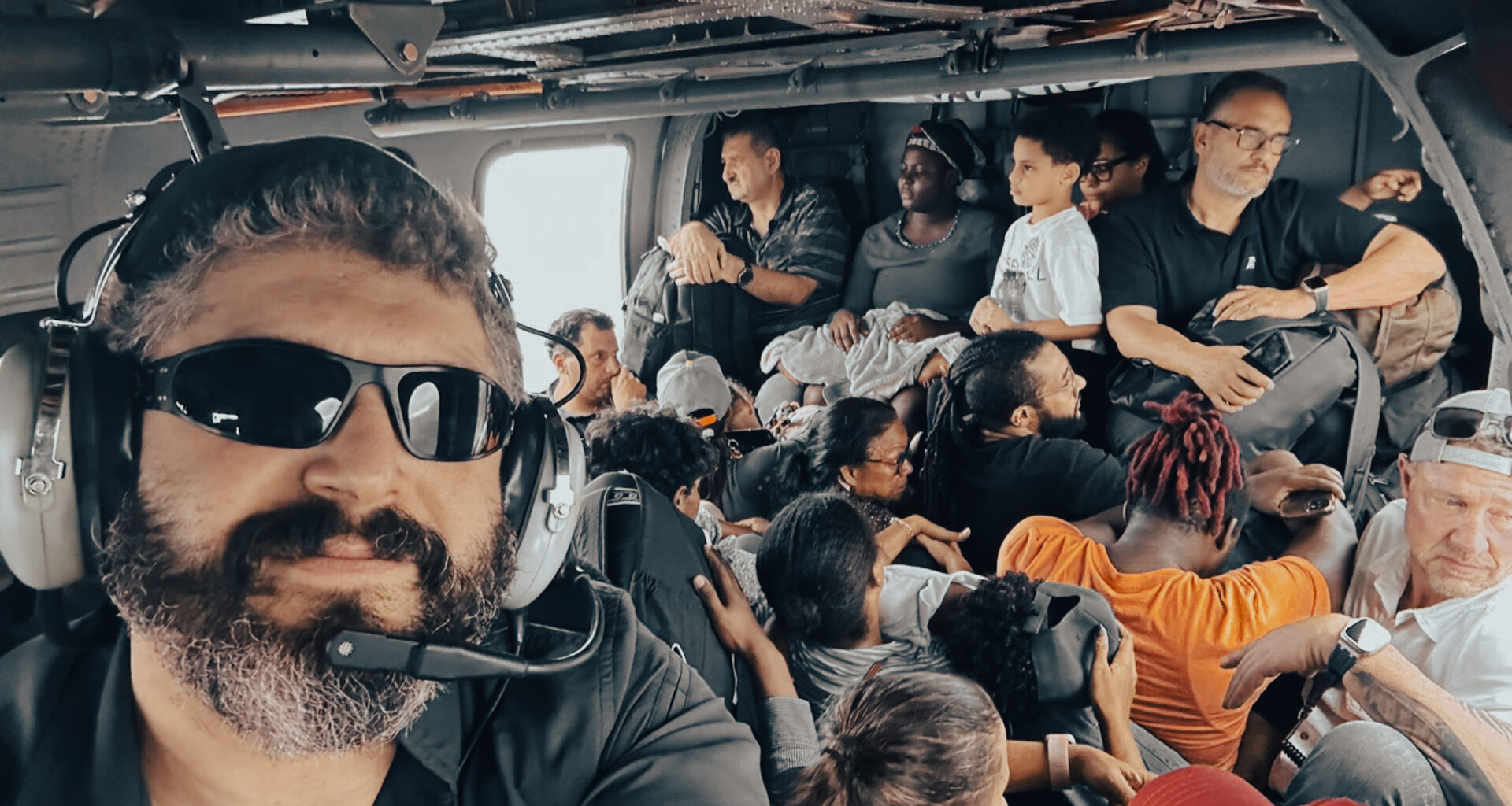 evacuation of rescuees.