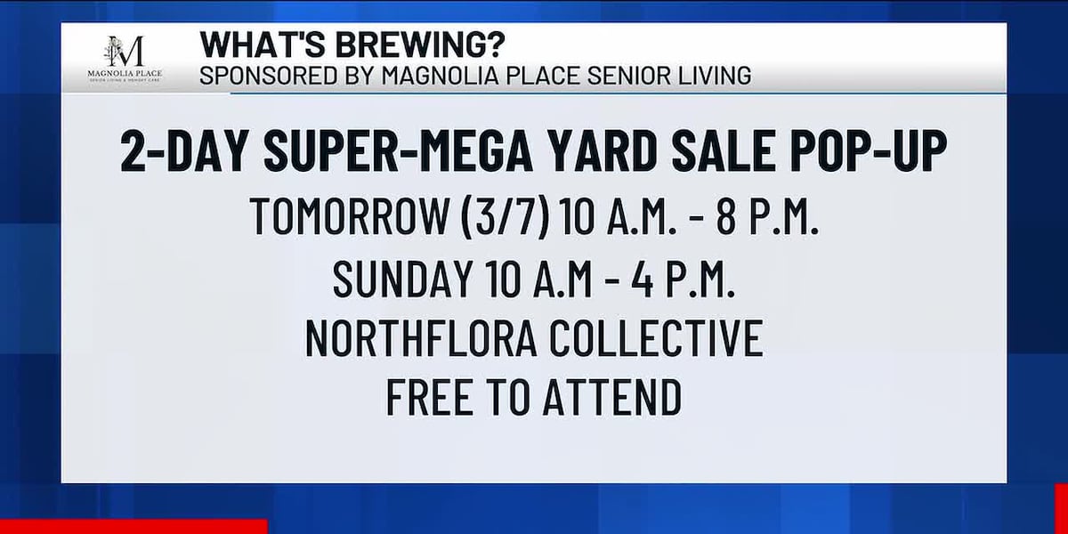 What’s Brewing - 2-day Super-Mega Yard Sale Pop-Up