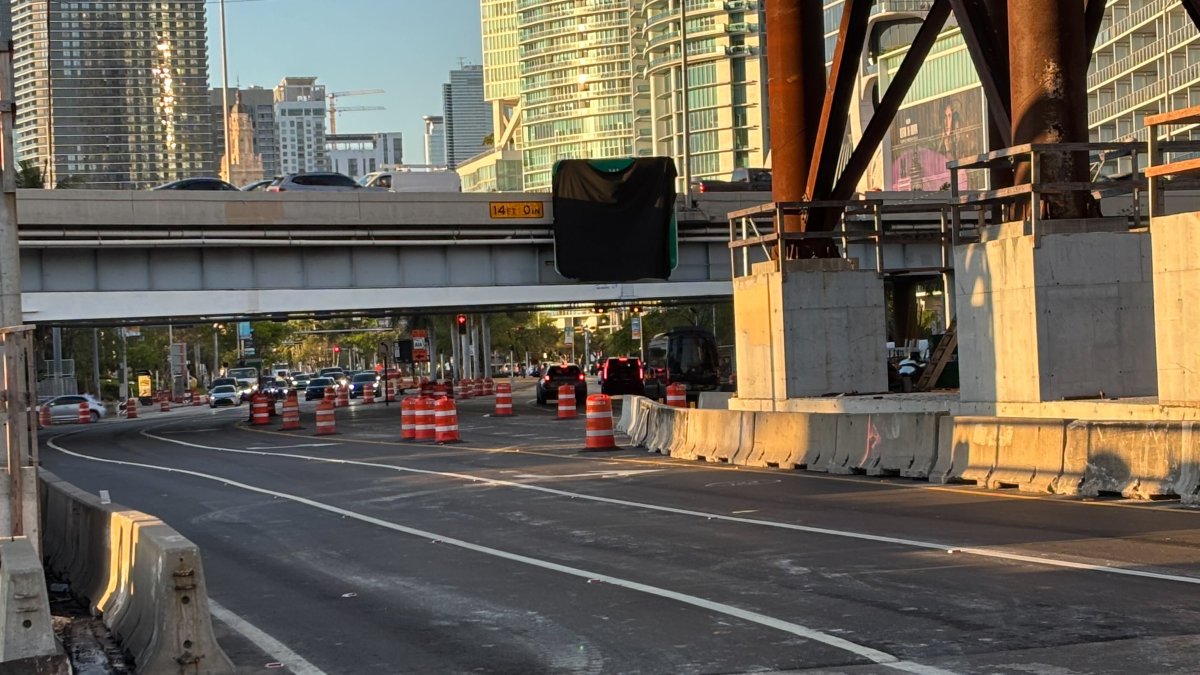 Construction worker killed in fall from I-395 onto Biscayne Boulevard, FHP says – NBC 6 South Florida