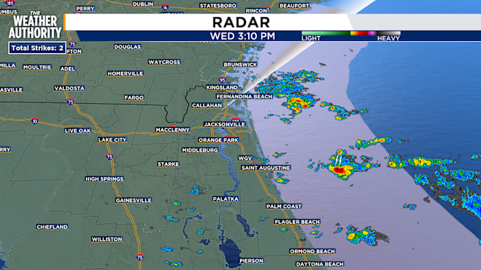 Coastal Showers Tonight, Near-Record Highs Possible Friday