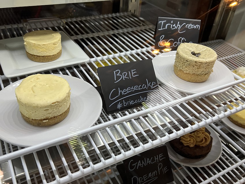 Irish Cream and Coffee Brie cheesecake is one of the specialty items made by Leah Ogle, a trained pastry chef, at From Butter with Love Bakery.