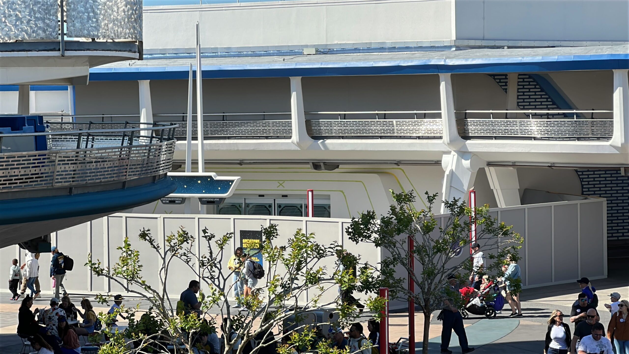 Buzz Lightyear's Space Ranger Spin refurbishment in Magic Kingdom at Walt Disney World