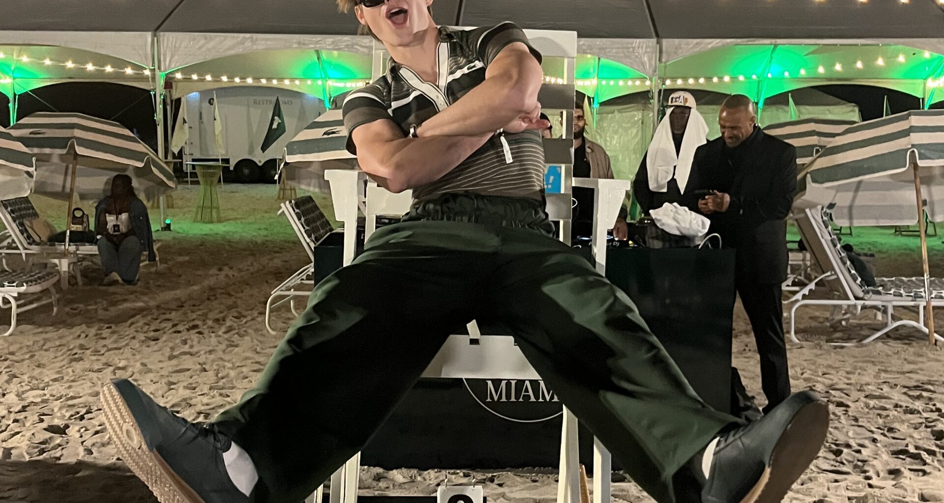 Crocodiles, Influencers, and Tennis Pros: Club Lacoste Takes the Miami Open