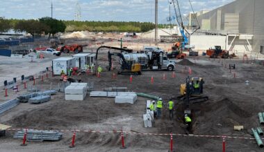Construction at Orange County Convention Center