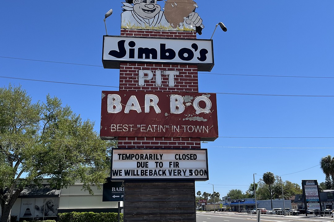 Tampa's Jimbo's Pit Bar B-Q temporarily closed after fire