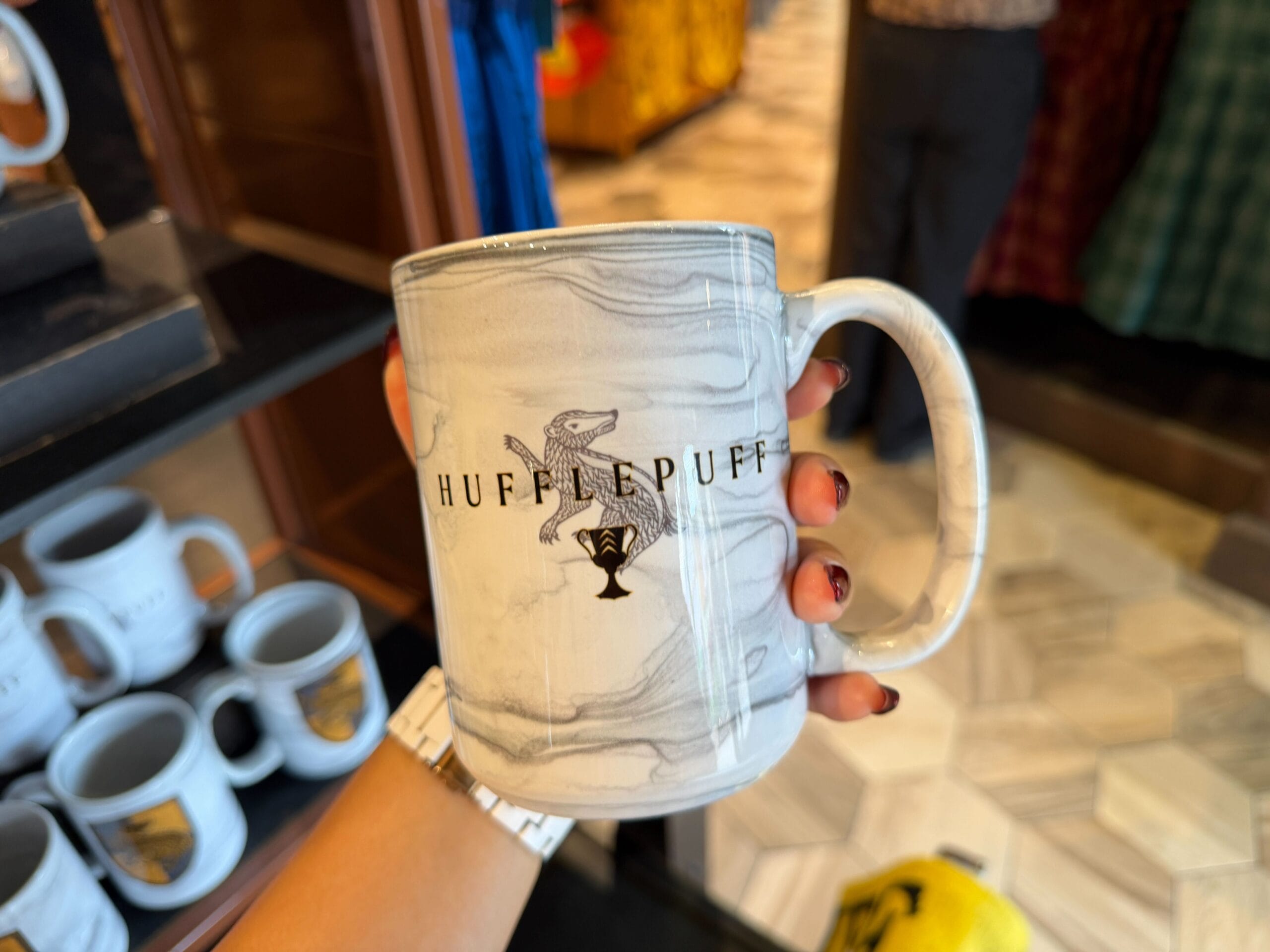Hufflepuff Hogwarts house coffee mug at Universal Orlando