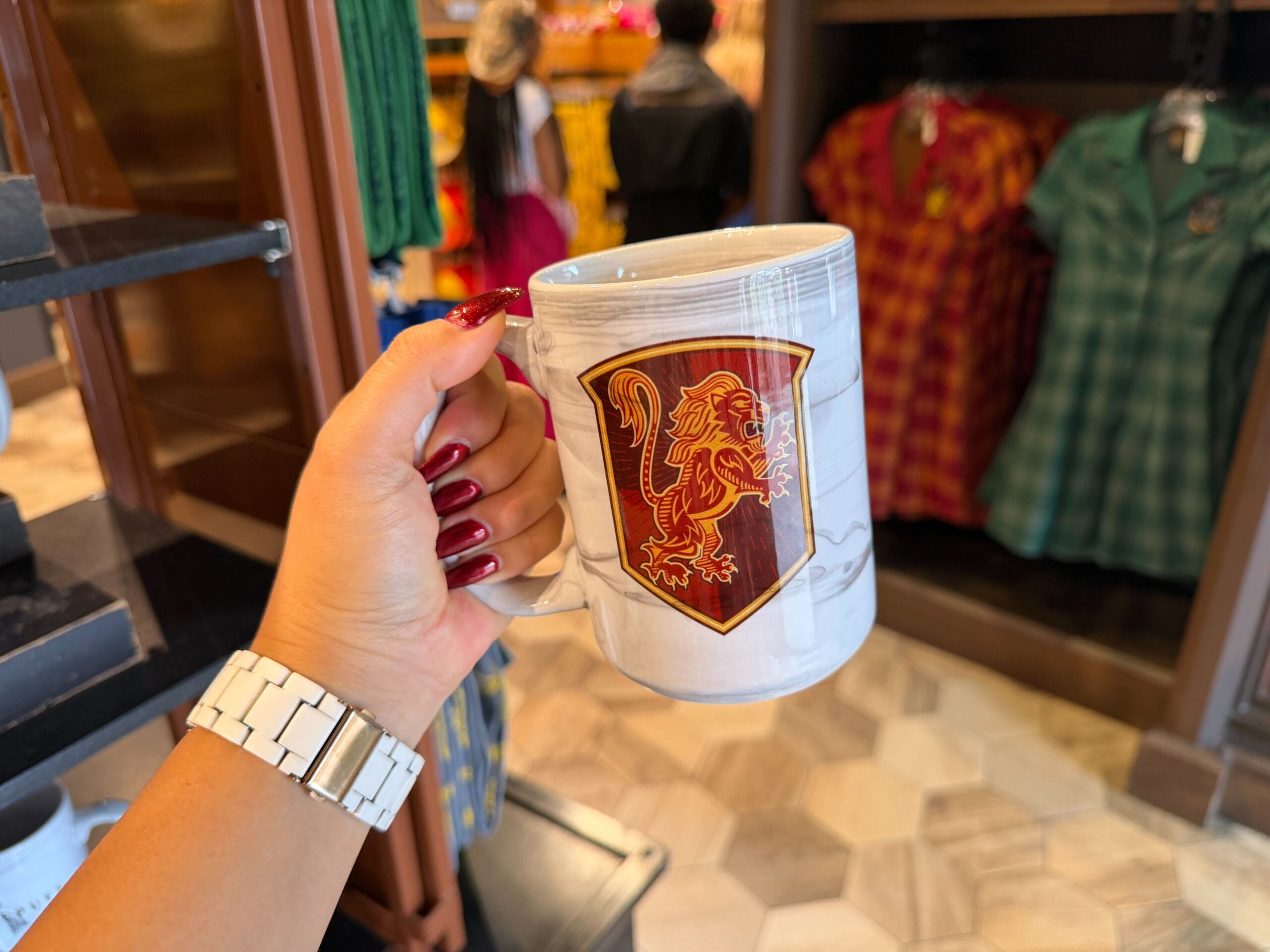 Gryffindor Hogwarts house coffee mug at Universal Orlando