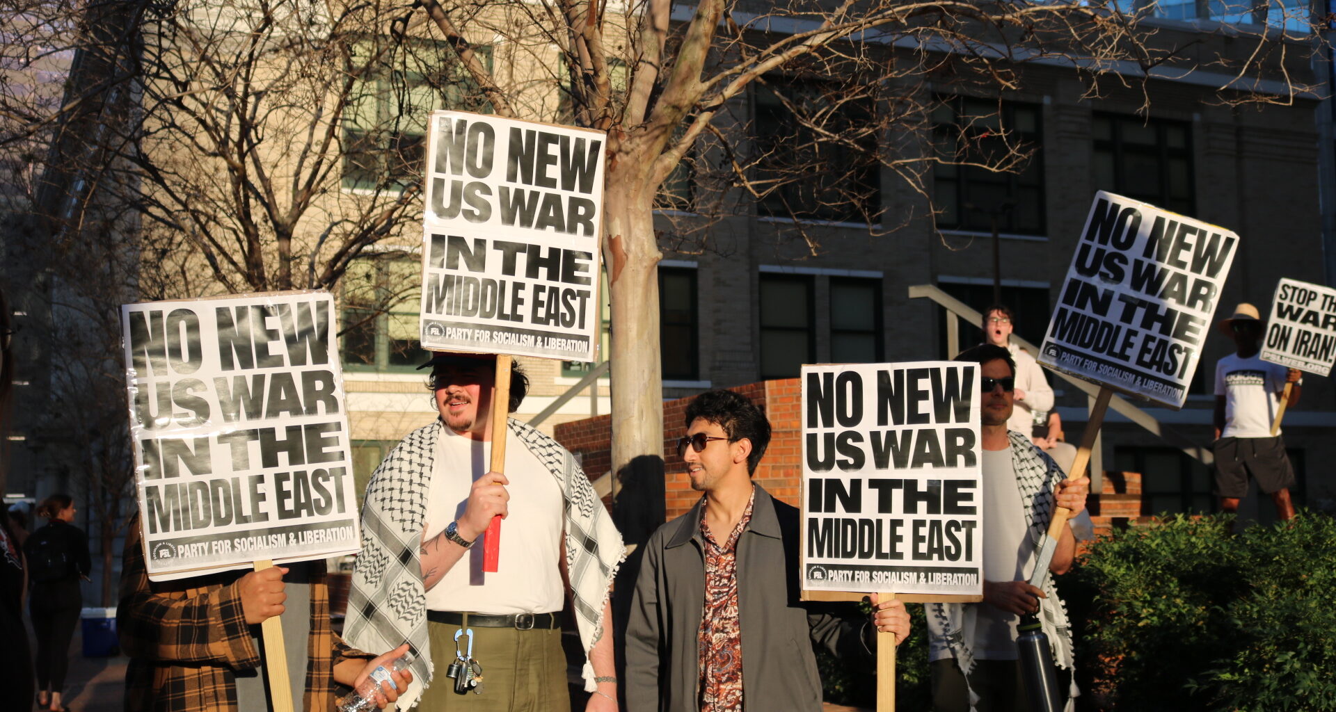 "No War on Iran" demonstration in Tampa