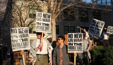 "No War on Iran" demonstration in Tampa
