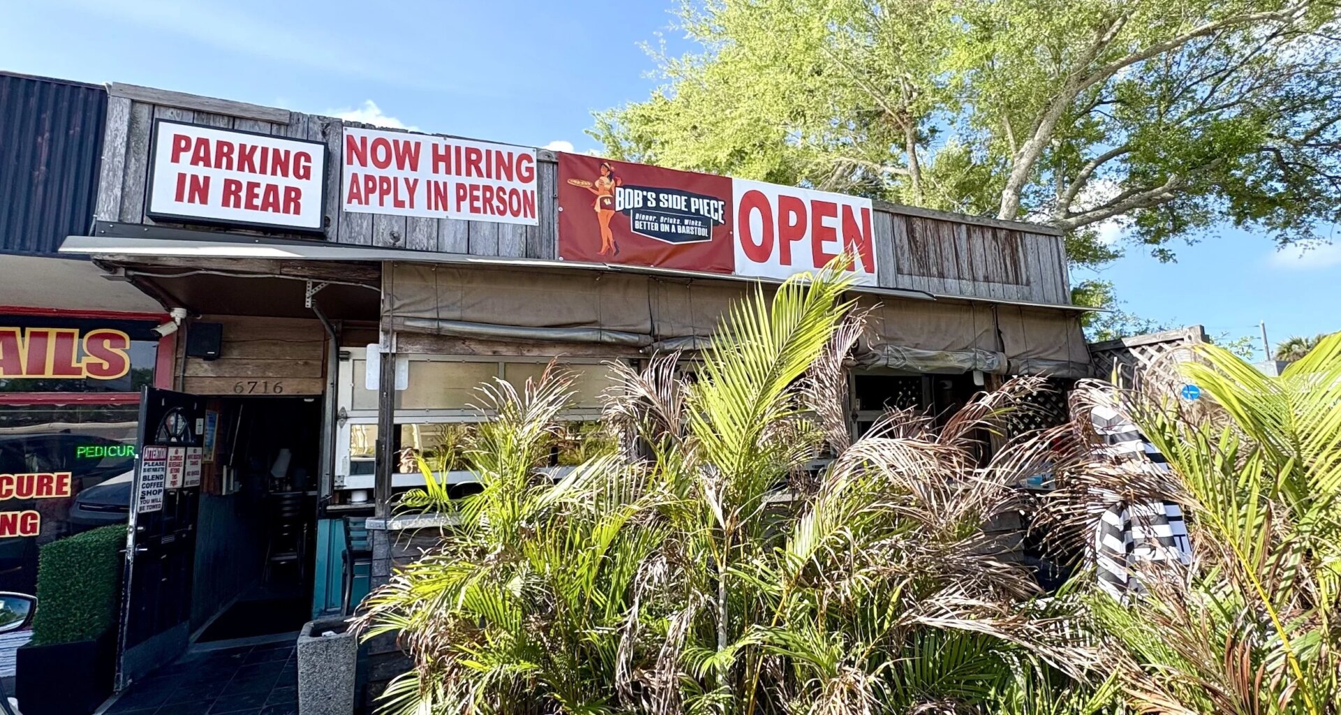 Bob’s Side Piece now open in former Dead Bob’s space in west St. Pete