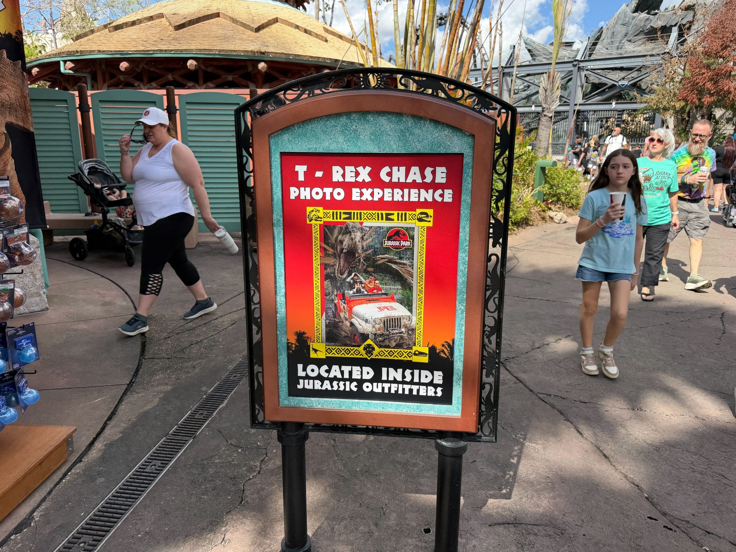 Jurassic Park T-Rex Chase Photo-Op Experience at Islands of Adventure