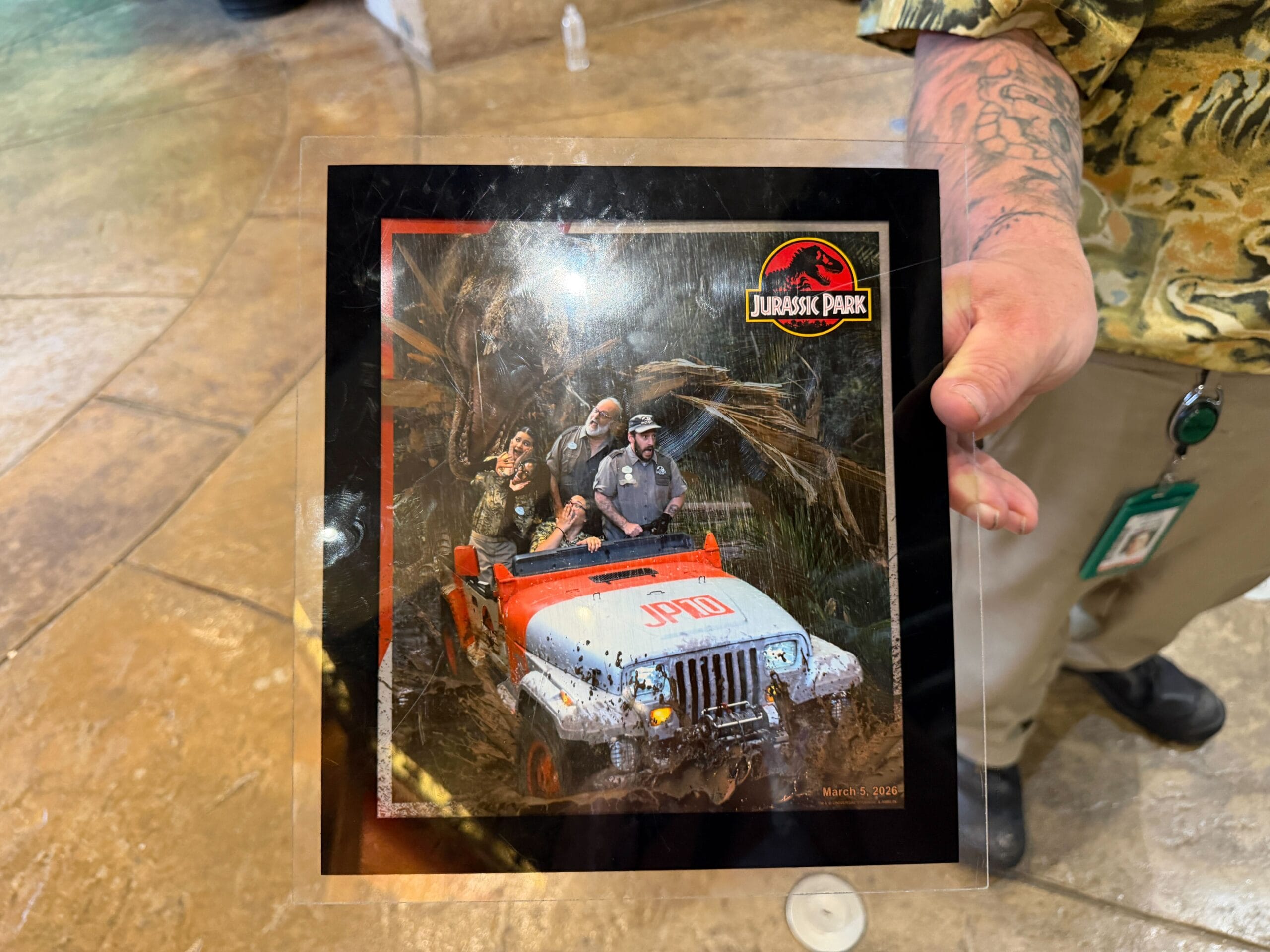 Jurassic Park T-Rex Chase Photo-Op Experience at Islands of Adventure