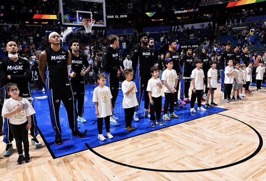 Water Spring Elementary students open with Orlando Magic