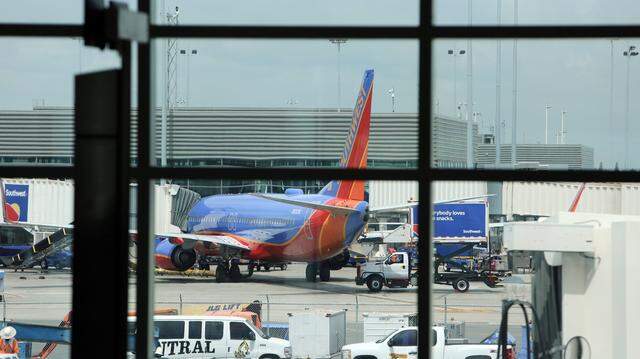 A Southwest Airlines gate at Fort Lauderdale-Hollywood International Airport on Thursday, June 1, 2017. 