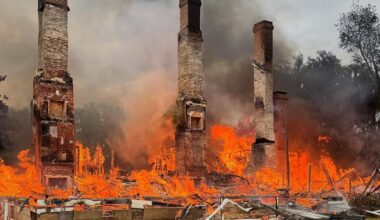 Historic Beadel house destroyed in fire, lightning strike suspected