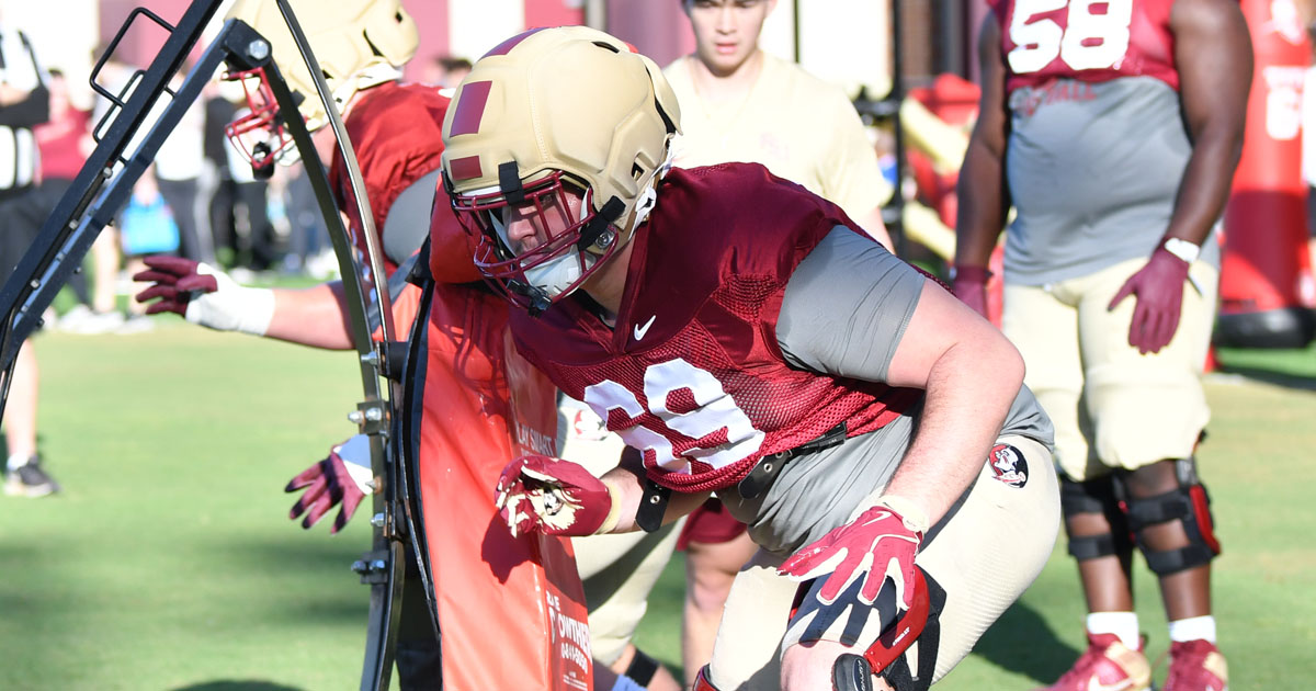 Florida State freshman offensive lineman Mike Ionata. (Gene Williams/Warchant)