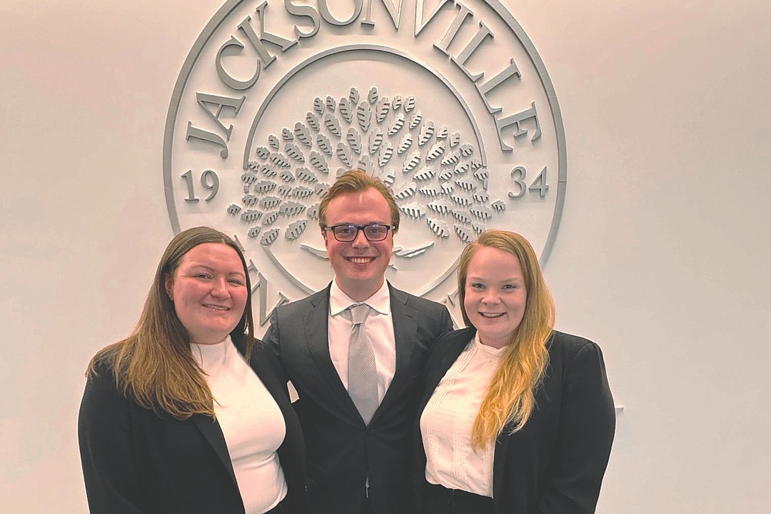 Jacksonville University law students place third in national competition