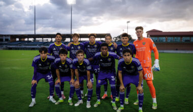 Image of the OCB squad before the team's game March 8, 2026 vs. Chicago Fire II.