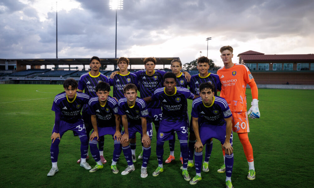 Image of the OCB squad before the team's game March 8, 2026 vs. Chicago Fire II.