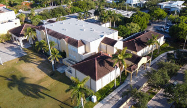 Aerial of Key Biscayne K-8 Center