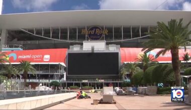 Hard Rock Stadium undergoes massive transformation ahead of Miami Open