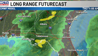Looking ahead to stronger weather system
