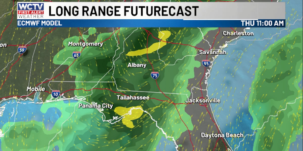 Looking ahead to stronger weather system
