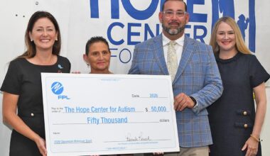 The Hope Center for Autism Receives FPL Grant