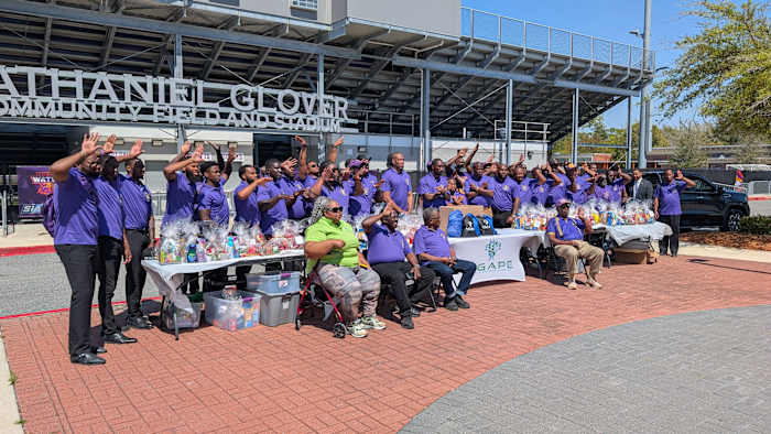 Edward Waters Chi chapter of Omega Psi Phi celebrates 65th anniversary by giving away 60 gift baskets