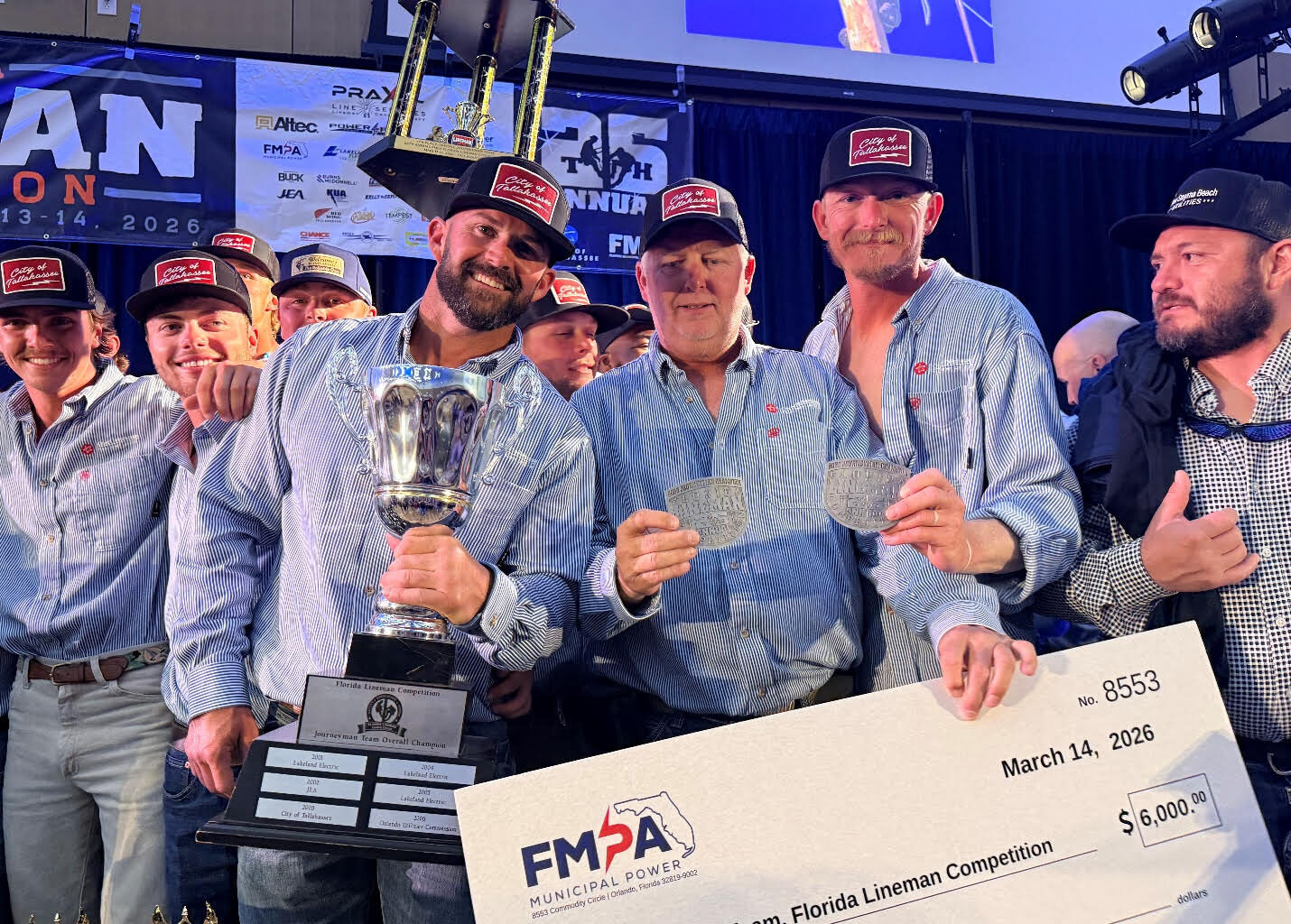 FMEA event sees Florida electrical linemen square off in competition in Tallahassee
