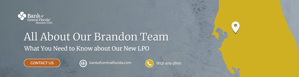 Lakeland-Based Bank of Central Florida Expands Into Hillsborough County