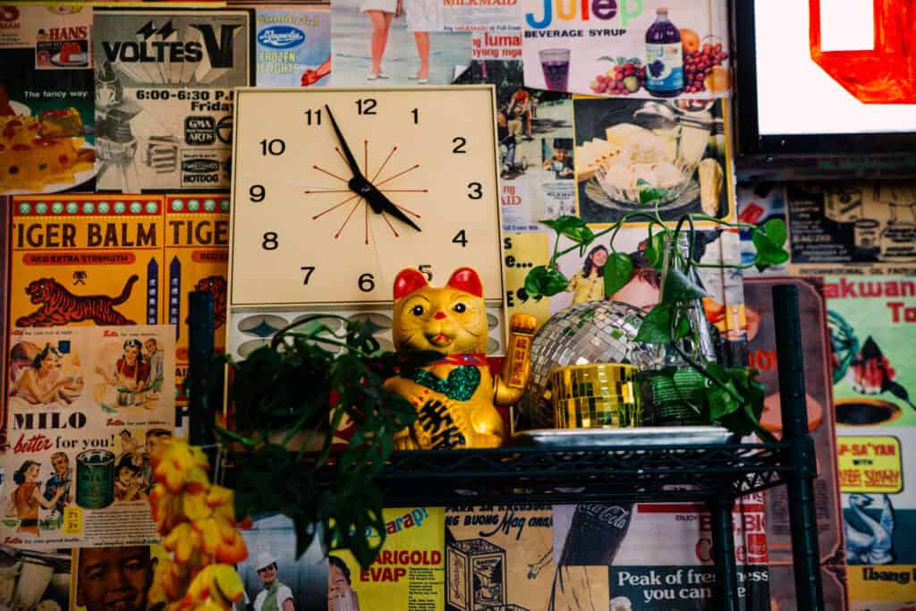 The interior of a restaurant