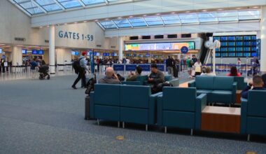 Some travelers at Orlando International Airport experienced delays, cancellations and missed flights Monday as a part of the aftermath from a crash at LaGuardia Airport in New York that killed two. (Spectrum News/Nick Allen)