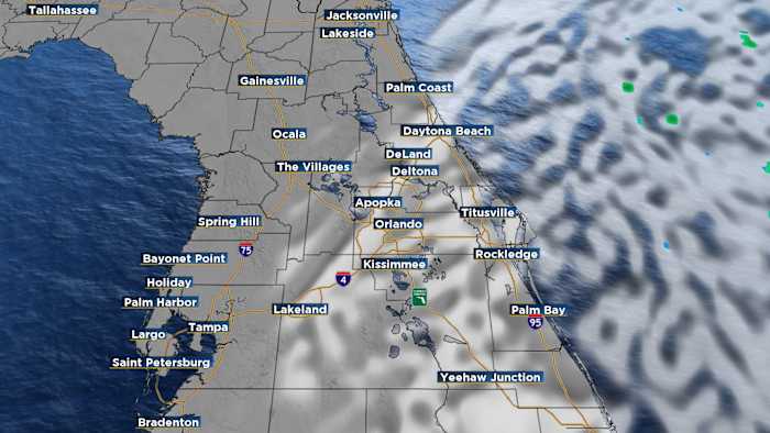 Breezy, some clouds to end the week in Central Florida