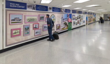 Miami International Airport mural tells tale of 3 cities
