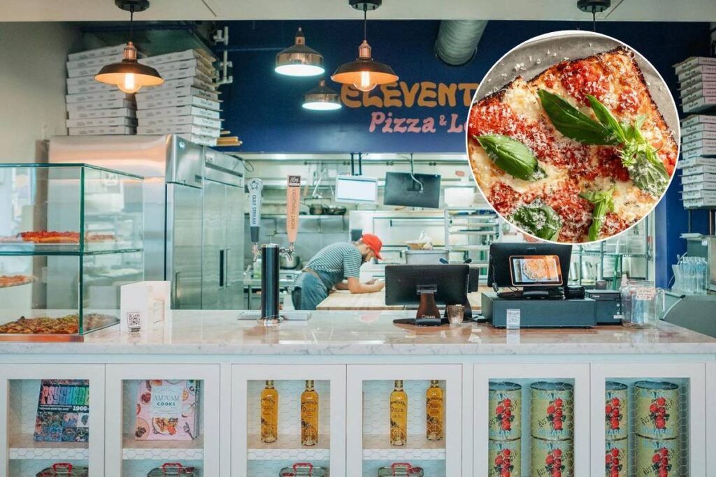 Eleventh Street Pizza interior