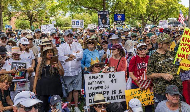 The Tropical Par gathering was one of several in South Florida and others across the nation on Saturday March 28, 2026.