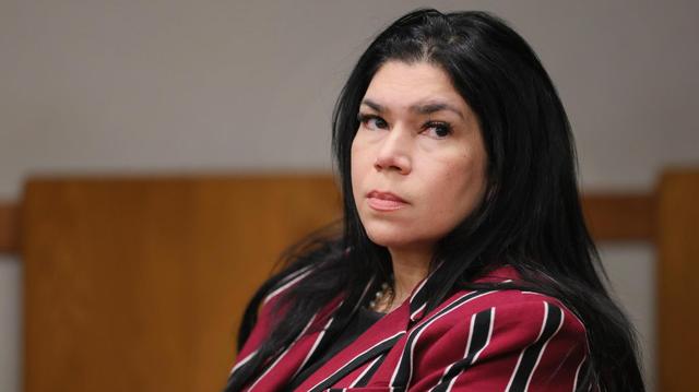 Miami, Florida, February 9, 2024 - Former Miami-Dade School Board member Lubby Navarro in court for her arraignment at the Richard E. Gerstein Justice Building in Miami, Florida,