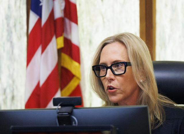 FILE - Judge Andrea Wolfson during court on Tuesday, June 24, 2025 at the Miami-Dade criminal courthouse in downtown Miami, Fla.