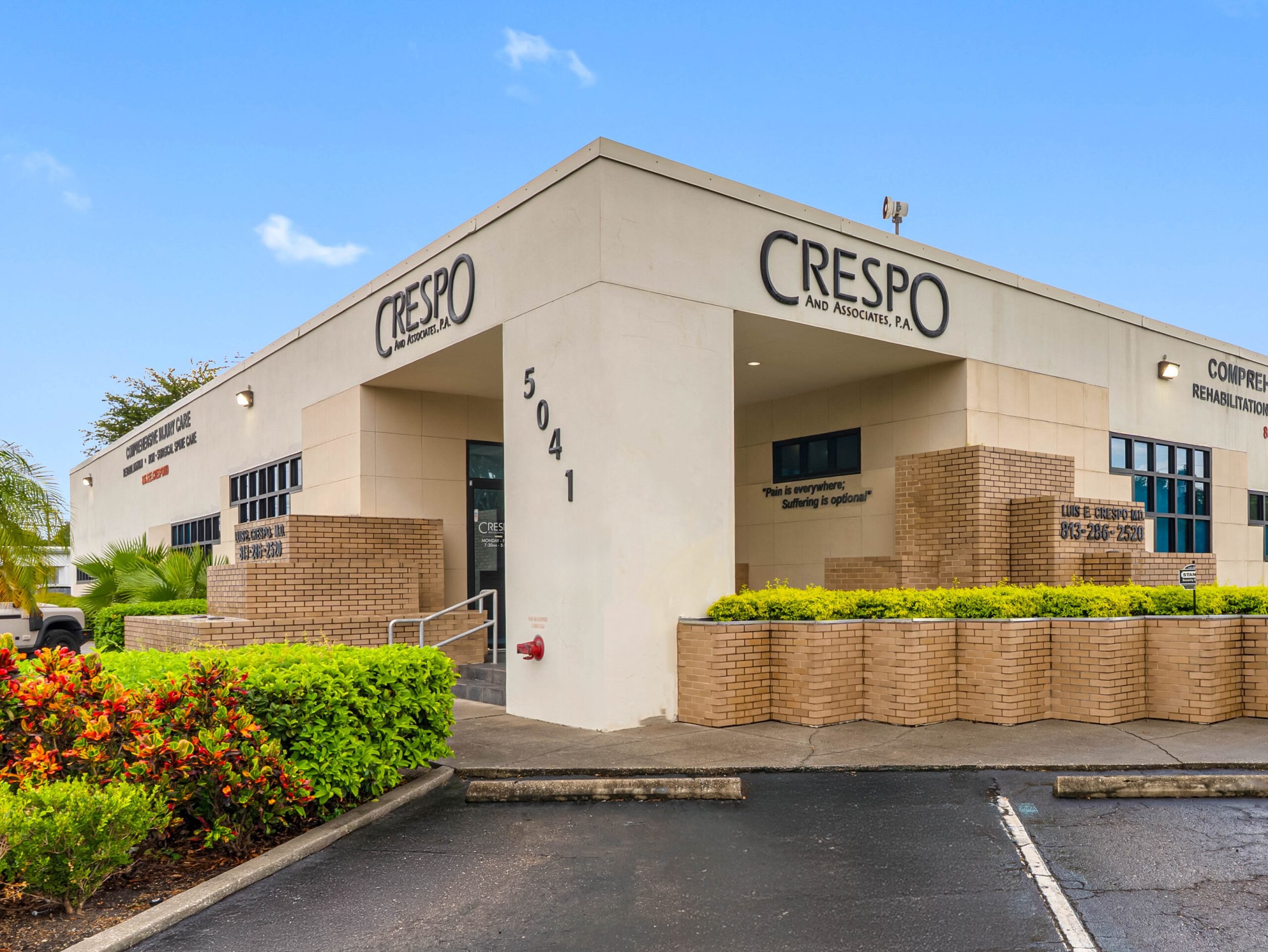 Medical office building at 5041 W. Cypress St. in Tampa’s Westshore Business District.
