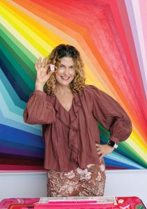 Mia Glick has been teaching mah-jongg for a decade, from private homes to friendly competitions. Photo by Lauren Alexis Rodriguez