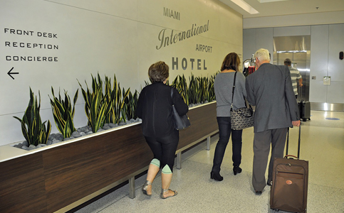 Miami International Airport will have one, or two, or three hotels