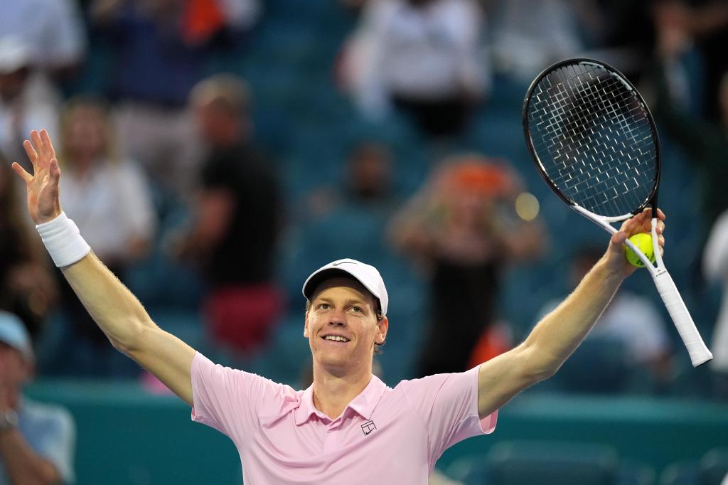 Sinner dispatches Lehecka in Miami Open final