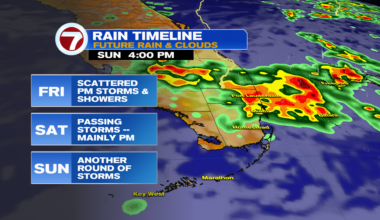 Daily Downpours Return - WSVN 7News | Miami News, Weather, Sports