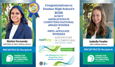 Dunbar High School Leads Southwest Florida in NCWIT Aspirations in Computing Honors